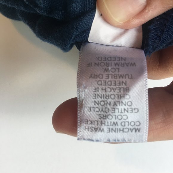 Pure Jill linen cropped pant, sz L - Picture 5 of 10